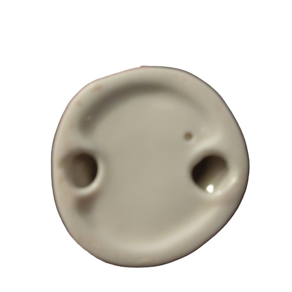 Vintage Porcelain 6" Girl Holding Bird Figurine White-Light Blue & Green Tones - Picture 6 of 7